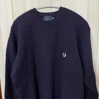 フレッドペリー(FRED PERRY)のFREDPERRY ニット　ネイビー　(ニット/セーター)