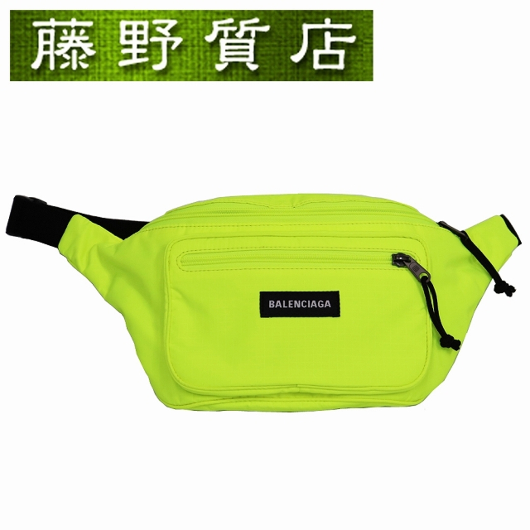 未使用)バレンシアガ BALENCIAGA エクスプローラー ロゴ ベルトバッグ