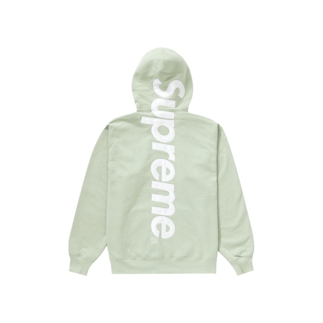 Supreme Satin Appliqué Hooded Sweatshirt