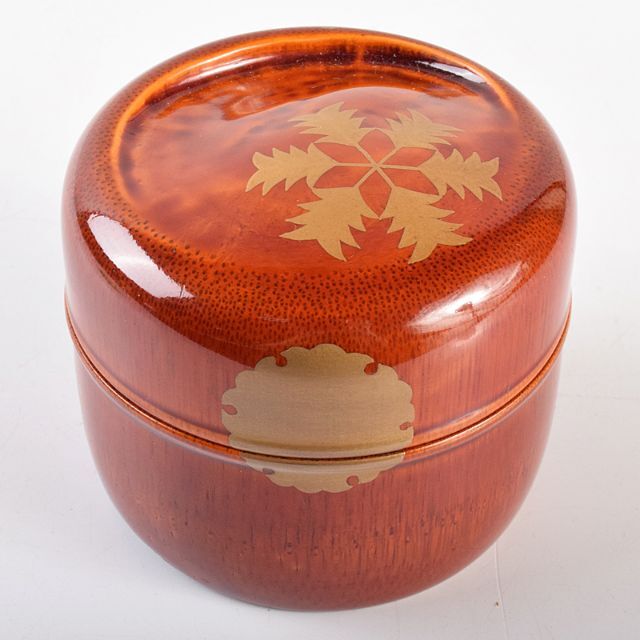 茶道具 染付竹文 祥瑞写 替棗 茶器 黒柿蓋 時代箱 V 6382 茶道具 染付竹文 祥瑞写 替棗 茶器 黒柿蓋 時代箱 V 6382