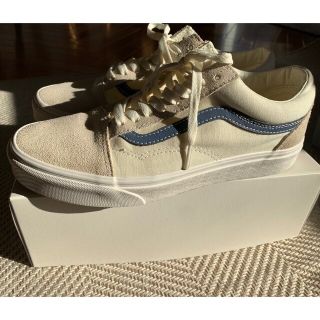 VANSオールドスクール ビンテージホワイトインディゴ　26