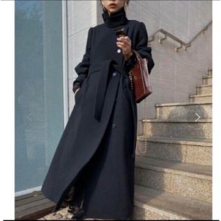 アメリヴィンテージ(Ameri VINTAGE)の【Ameri Vintage】POOFY FLARE LONG COAT (ロングコート)