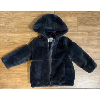 ザラキッズ(ZARA KIDS)の美品 ZARA キッズ コート 122cm フェイクファーコート(コート)