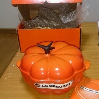 LE CREUSET - ル・クルーゼ パンプキン ココット 鍋 カボチャの通販 by