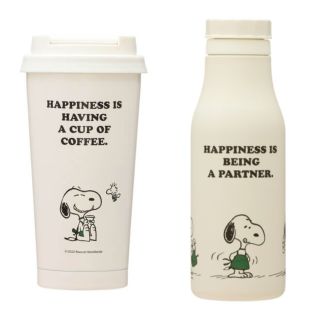 スターバックス(Starbucks)の【みむとむ様専用】PEANUTS・スタバ　スヌーピー　タンブラーボトルセット(タンブラー)