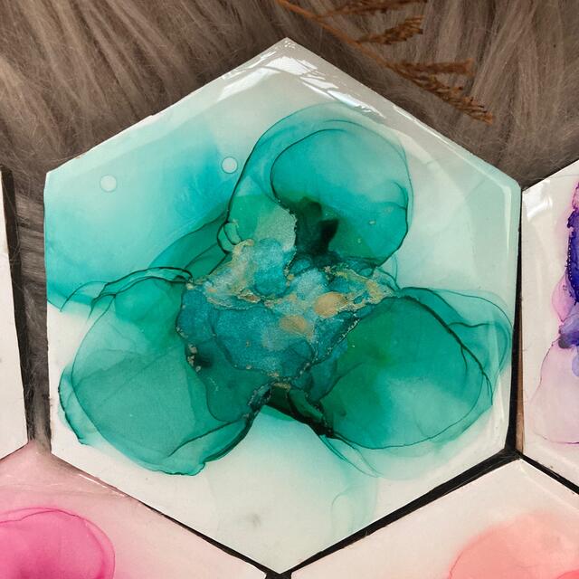 アルコールインクアート 1枚 フラワーの通販 by xoxo♡'s shop アルコールインクアート 1枚 フラワーの通販 by xoxo♡'s shop