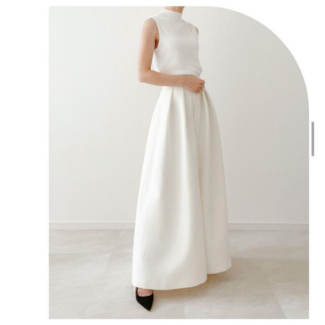 新品 Pachman LONG OVER WIDE PANTS ホワイト 36 当店の記念日 52.0
