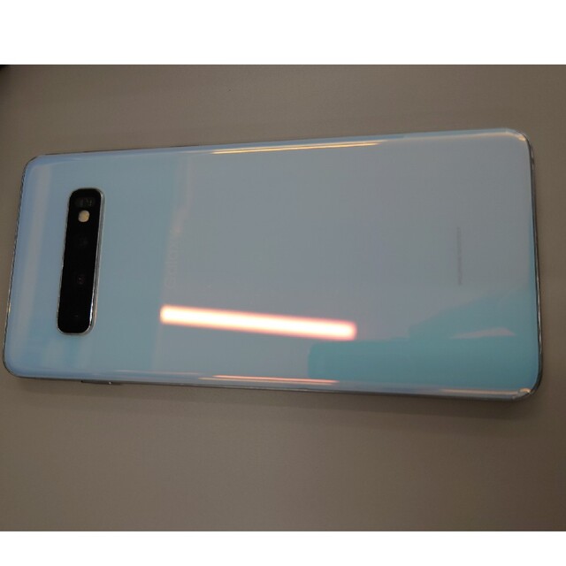 Galaxy S10 Prism White 128 GB SIMフリー キズあ - スマートフォン本体