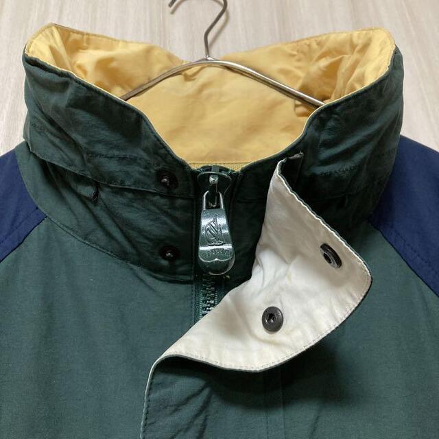 NAUTICA(ノーティカ)のノーティカ　ジップアップ　セーリングジャケット　袖刺繍ロゴ　モスグリーン　2XL メンズのジャケット/アウター(ブルゾン)の商品写真