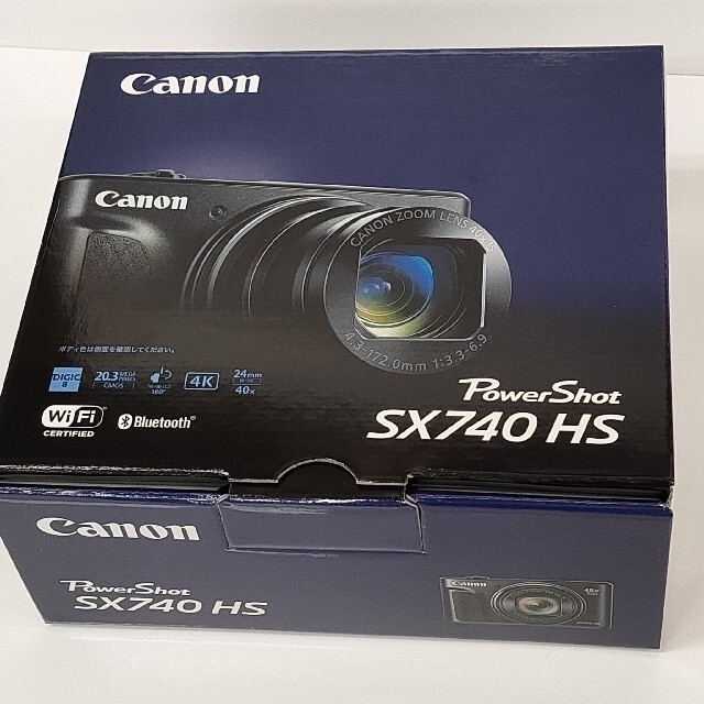 希少！！】 Canon - 新品 キャノン Canon PowerShot SX740 HS ブラック