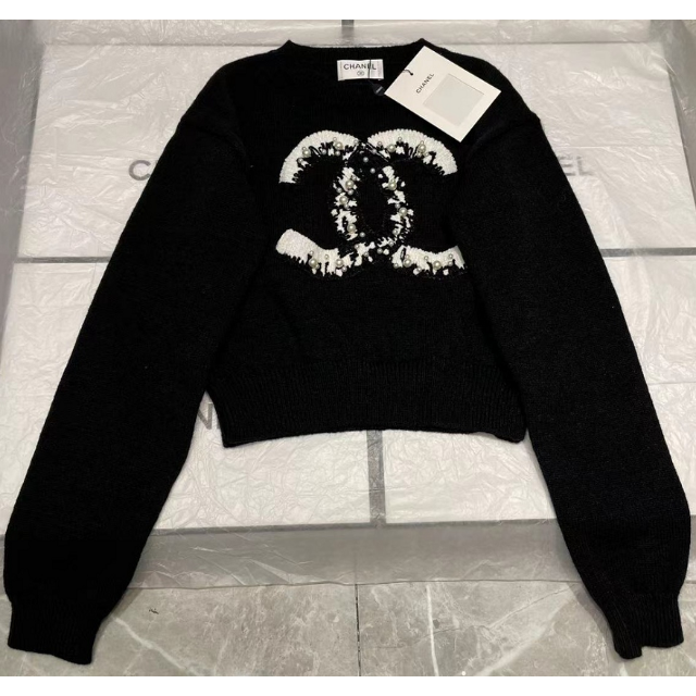 シャネル ニットトップス 黒L | labiela.com