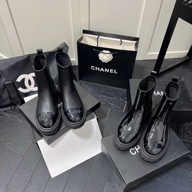 ブーツ 🌿レディース美品*chanel*ショートブーツ ブーツ*あsf