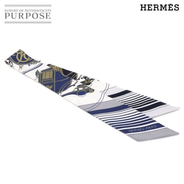 未使用 展示品 エルメス HERMES ツイリー スカーフ Ex-Libris エクス