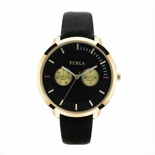 フルラ(Furla)のフルラ FURLA 腕時計 レディース METROPOLIS R4251102501 ブラック/ゴールド(腕時計)