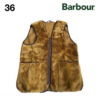 バーブァー(Barbour)のバブアー ファーライナー SL ベスト 36 ブラウン 新品未使用(ベスト)