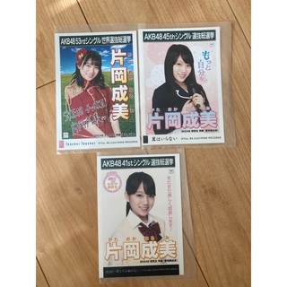 エスケーイーフォーティーエイト(SKE48)のSKE48片岡成美　生写真3枚セットAKB48(アイドルグッズ)