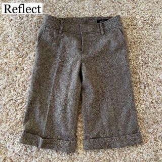 リフレクト(ReFLEcT)の美品✨【Reflect】リフレクト ハーフパンツ ブラウン ツイード(ハーフパンツ)