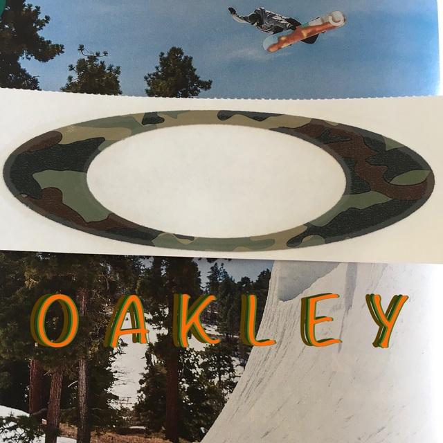 Oakley - OAKLEYオークリーUS限定カモオーバルダイカットステッカーgreenの通販 by happyhappy's shop