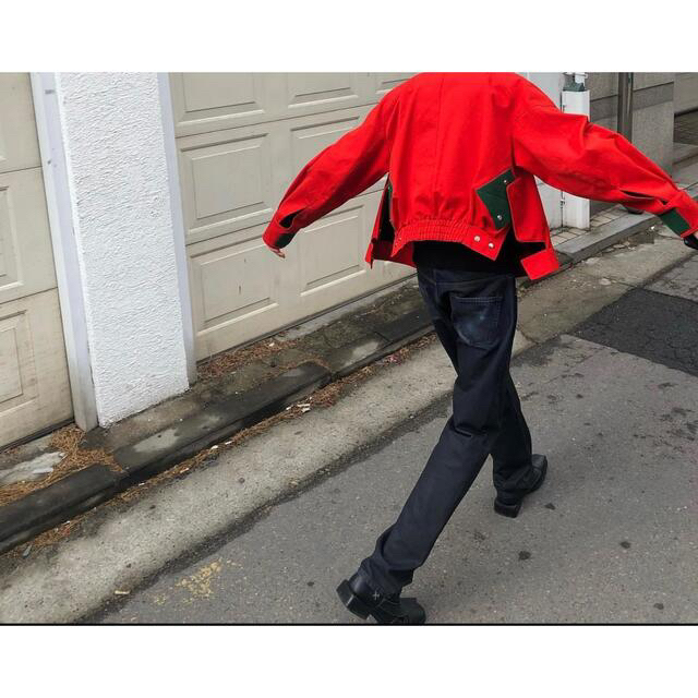 ナマチェコ NAMACHEKO ワックスペイントデニムパンツ - agedor.ma