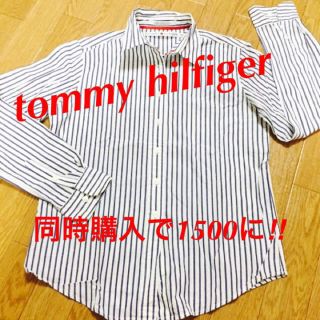 トミーヒルフィガー(TOMMY HILFIGER)の【tommy hilfiger トミーヒルフィガー ストライプシャツ♡】 (シャツ)