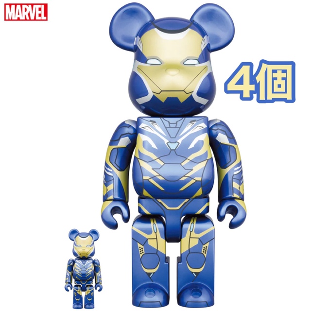 最新最全の - BE@RBRICK BE@RBRICK 400% 100% SUIT RESCUE MAN IRON