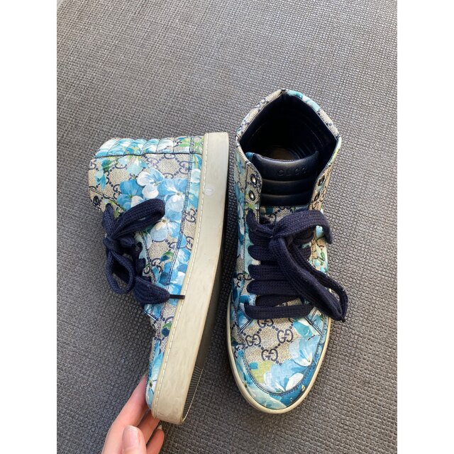 激安商品 Gucci - GUCCI ブルームス ハイカットスニーカー スニーカー