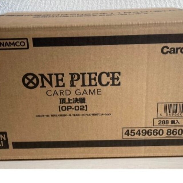 ONE PIECE - ワンピースカードゲーム　頂上決戦　ワンピース　1カートン