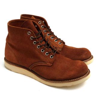 レッドウィング／RED WING ワークブーツ シューズ 靴 メンズ 男性 男性用レザー 革 本革 ブラウン 茶  3343 Classic Round Toe BLACKSMITH ブラックスミス プレーントゥ Vibramソール グッドイヤーウェルト製法