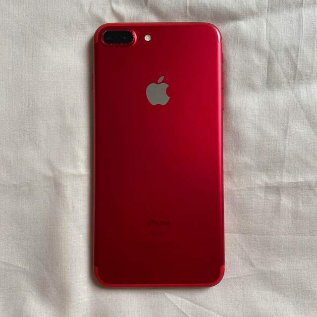 美品 iPhone Plus Red 128GB SIMフリー♥️Apple