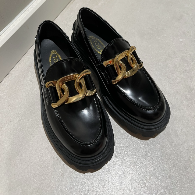 2023HOT】新品未使用 TOD'S トッズ ローファー 厚底 黒 38の通販 by ...