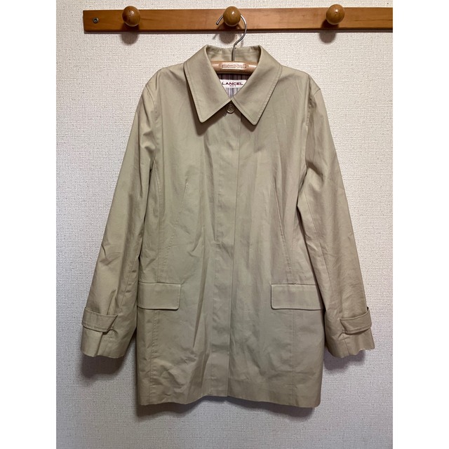 LANCEL - LANCEL ランセル ステンカラー ハーフコート LANCEL - LANCEL ランセル ステンカラー ハーフコート