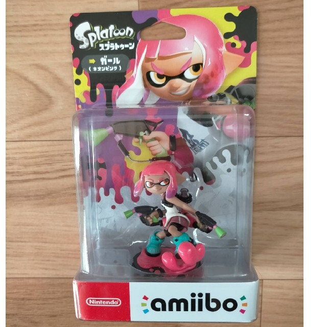 任天堂(ニンテンドウ)のamiibo ガール ネオンピンク 新品未開封 エンタメ/ホビーのフィギュア(ゲームキャラクター)の商品写真