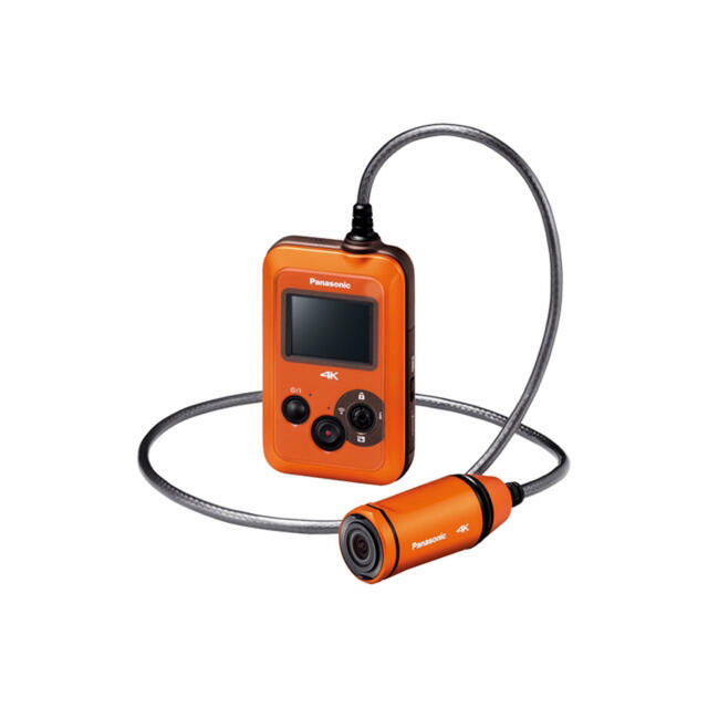 値下げ！ウェアラブルカメラ HX-A500 4Kアクションカメラ　オレンジ　美品