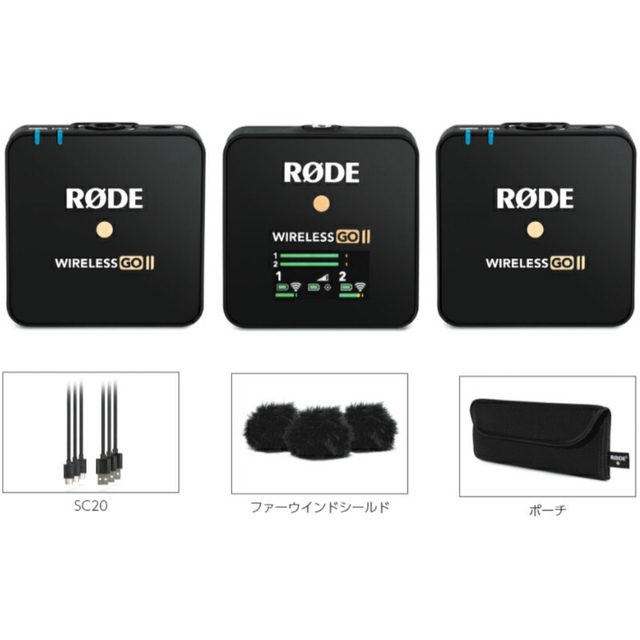 RODE MICROPHONES WIRELESS GO II 日本正規品　保証 楽器のレコーディング/PA機器(マイク)の商品写真