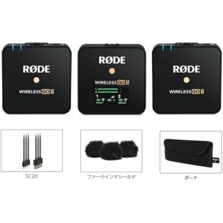 RODE MICROPHONES WIRELESS GO II 日本正規品　保証(マイク)