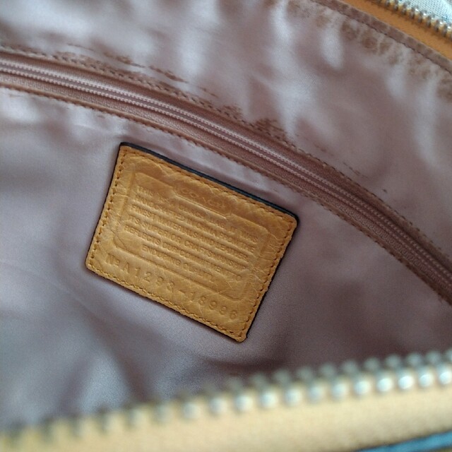 COACH - ♥COACHのイエローレザーショルダーバッグ♥の通販 by ふて