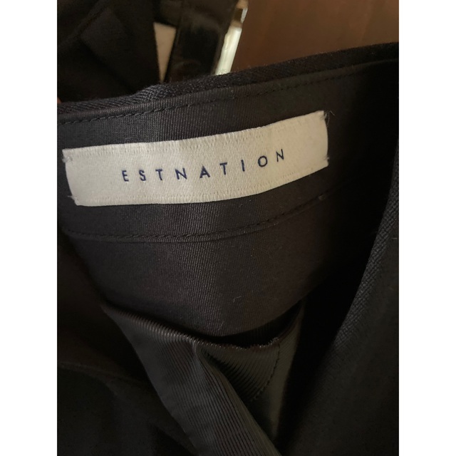 ESTNATION(エストネーション)のestnation ウール地9分丈スラックス　サイズL 美品 メンズのパンツ(スラックス)の商品写真