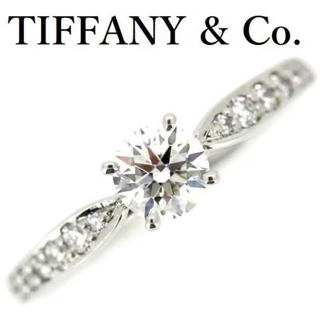 【超安い】 & Tiffany Co. ダイヤモンドリング F-VVS1-3EX 0.40ct ハーモニー ティファニー - リング(指輪)