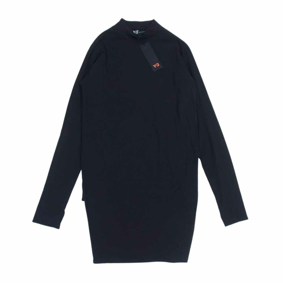 Y-3 Yohji Yamamoto ワイスリー ヨウジヤマモト Ｔシャツ B47550 CLASSIC MOCK NECK LS TEE クラシック モックネック カットソー ブラック系 XS