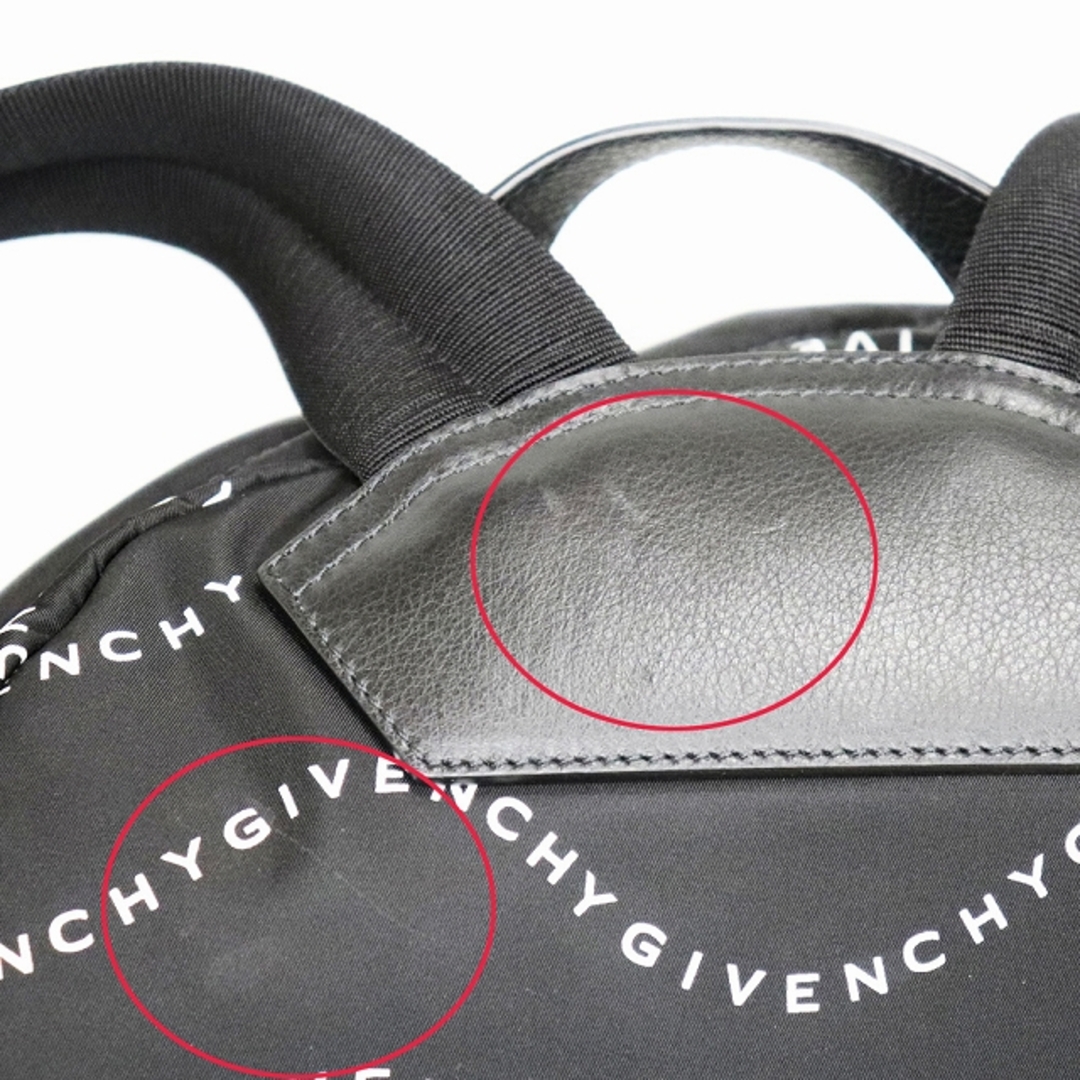 GIVENCHY - (美品)ジバンシー GIVENCHY ロゴバックパック GIVENCHY - (美品)ジバンシー GIVENCHY ロゴバックパック