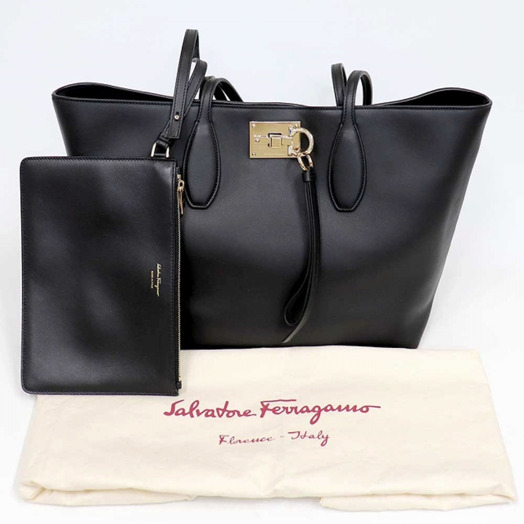 Ferragamo - （美品）フェラガモ FERRAGAMO トートバッグ ガンチーニ