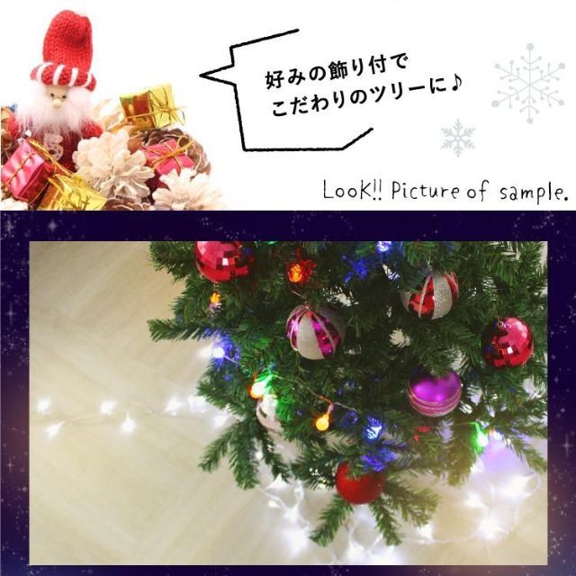 新品★クリスマスツリー 120cm 雪化粧タイプ ヌードツリー /ｐ 5