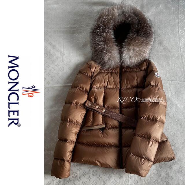 中古】 MONCLER - TG0 フォックスファーダウン BOED 【未使用・国内