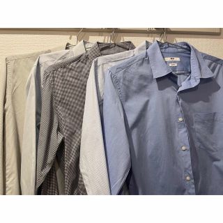 ユニクロ(UNIQLO)のユニクロ　カッターシャツ　ワイシャツ　スリムフィット(シャツ)