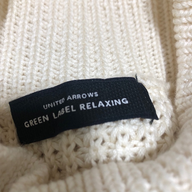 UNITED ARROWS green label relaxing(ユナイテッドアローズグリーンレーベルリラクシング)のGREEN LABEL RELAXING ノースリーブ　タートル　ニット レディースのトップス(ニット/セーター)の商品写真