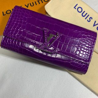 ルイヴィトン(LOUIS VUITTON)の新品未使用　ルイヴィトン　カプシーヌ　クロコダイル　ブリリアント　MI3119(財布)