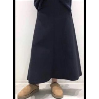 2018AW L'Appartement アパルトモン Mermaid Skirt マーメイドスカート 34/ブラック ウール フレア【2400013101936】