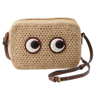 アニヤハインドマーチ(ANYA HINDMARCH)のアニヤ ハインドマーチ ANYA HINDMARCH ショルダーバッグ アイズ EYES ラフィア クロスボディバッグ 168342(ショルダーバッグ)