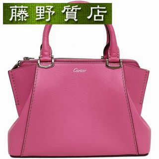 カルティエ(Cartier)の（美品）カルティエ CARTIER Cドゥ カルティエ バッグ ミニ 2way レザー ピンク L1002069 8026(ショルダーバッグ)