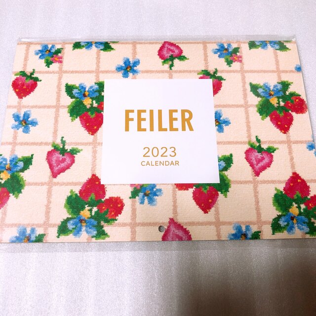 FEILER(フェイラー)のフェイラー　カレンダー　2023 新品　 インテリア/住まい/日用品の文房具(カレンダー/スケジュール)の商品写真